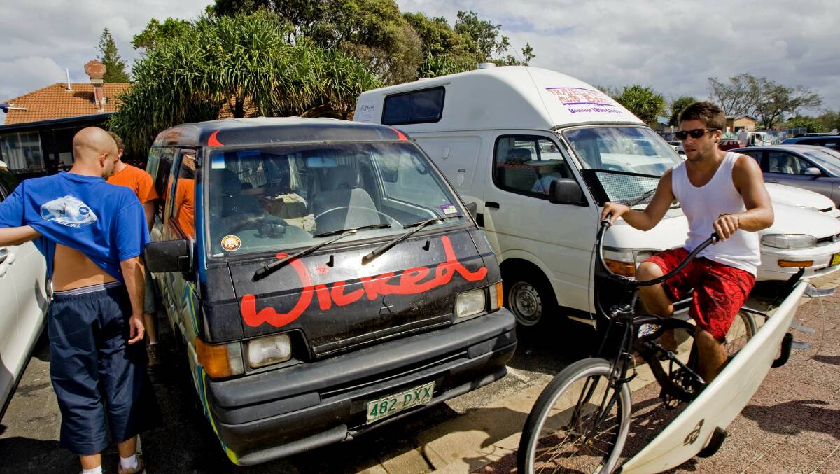 Ban them: The budget campervan business is in the sights of Blue Mountains mayor Mark Greenhill.