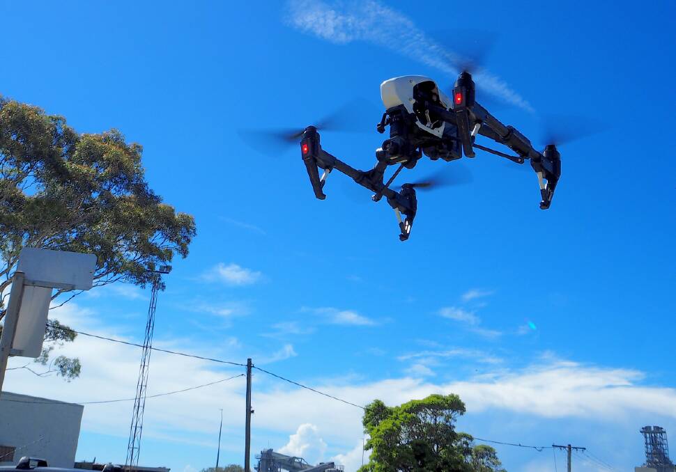 Is it a bird?: The sky’s the limit for drone research at Western Sydney University.The DJI Inspire 1 drone will be at the heart of the unit. It will be equipped with a HD camera for video and still images and an infrared camera for thermal imaging. Image copyright: IMC (2017).