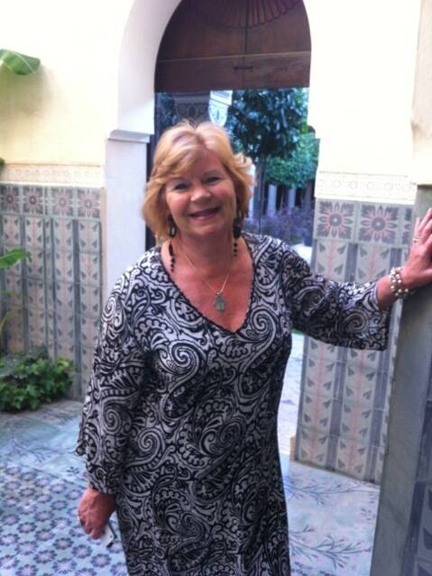 Moorish arches: Carol Prior, director of By Prior Arrangement at her favourite riad in Marrakech, Villa des Orangers. She specialises in  creating "off the beaten track" itineraries.