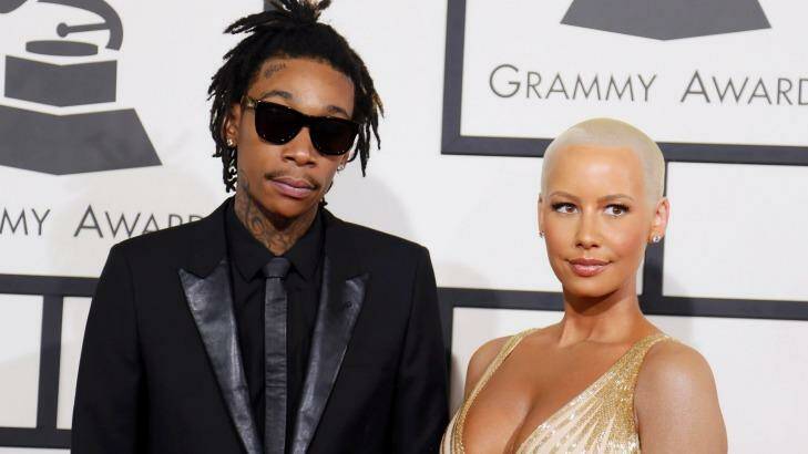 West claimed to own Amber Rose and Wiz Khalifa's son and also called his ex-girlfriend a "stripper" - which she has been open about in the past. Photo: DANNY MOLOSHOK