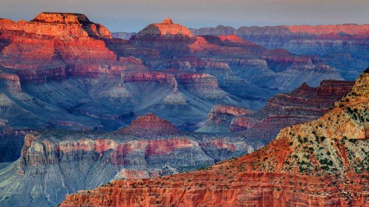 Sunset at Mother point, south rim, Grand Canyon. Photo: iStock