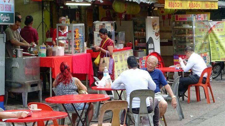 A Chinatown street, Kuala Lumpur. Photo: Brian Johnston