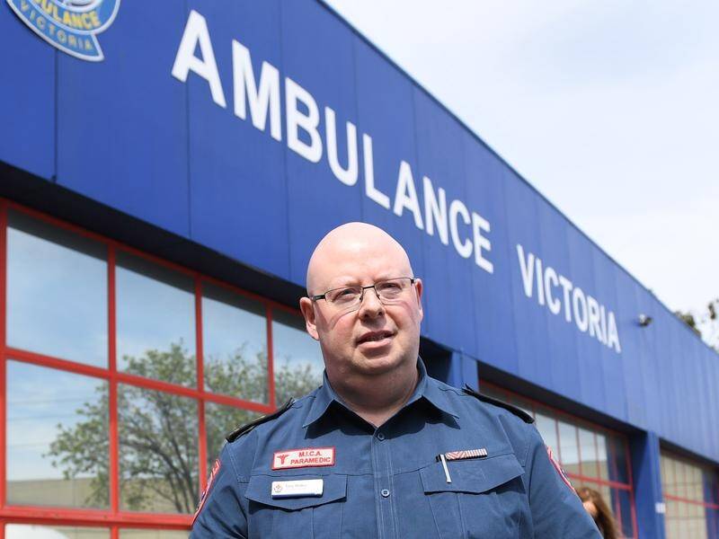 Ambulance Vic CEO Tony Walker says figures show more cardiac arrest patients are surviving (File).