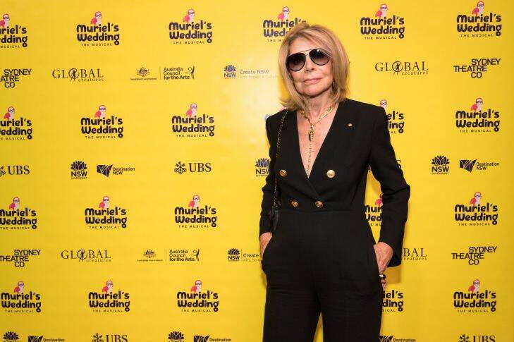 Social Seen:?? Designer Carla Zampatti?? on the red carpet of Muriel's Wedding The Musical at the Roslyn Packer Theatre at Walsh Bay on Sunday, November 19, 2017.