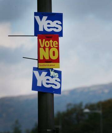 Yes or no to Scottish independence? Nervous currency traders have already begun to sell the pound as the outcome of the referendum becomes increasingly unclear.