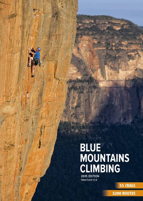 Impressive: The cover of the new edition of the Blue Mountains Climbing guidebook.