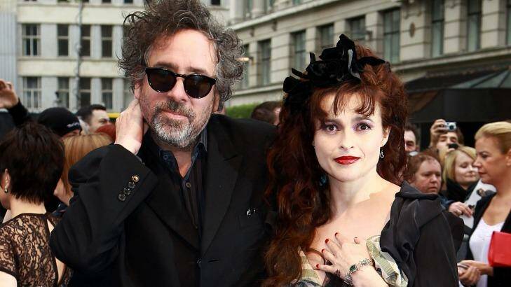 Still friends: Tim Burton and Helena Bonham-Carter. Photo: Fred Duval