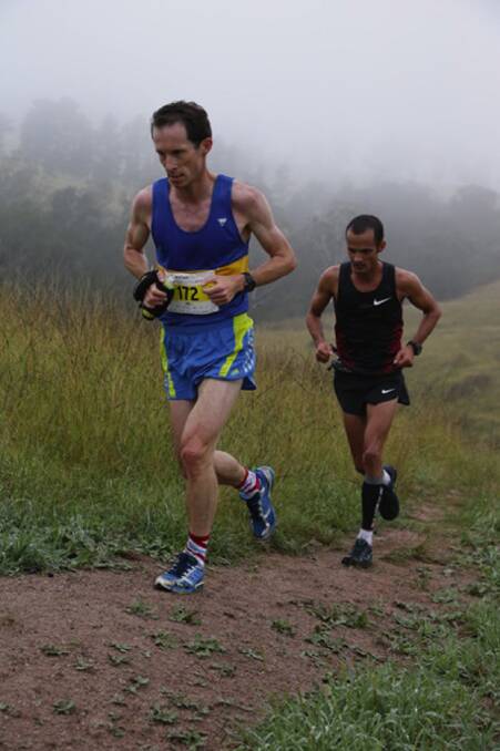 Overall winner: Stu Gibson, in a course record time of 3:14:14, broke Mountains resident Ben Artup s longstanding record of 3:15:15 (2009).