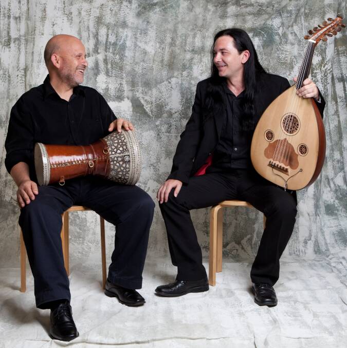 Andy Busuttil and John Robinson will perform as part of the Sustainability Magic! event in Katoomba this Sunday.