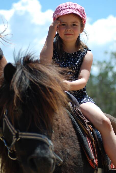 Kids can ride on a pony at the Glenbrook Spring Festival on Saturday.