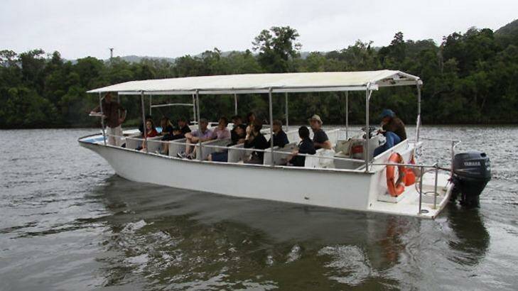 One of the Daintree River cruise boats operated by Dennis 'Lee' Lafferty, aka Raymond Grady Stansel Jr. Photo: Facebook