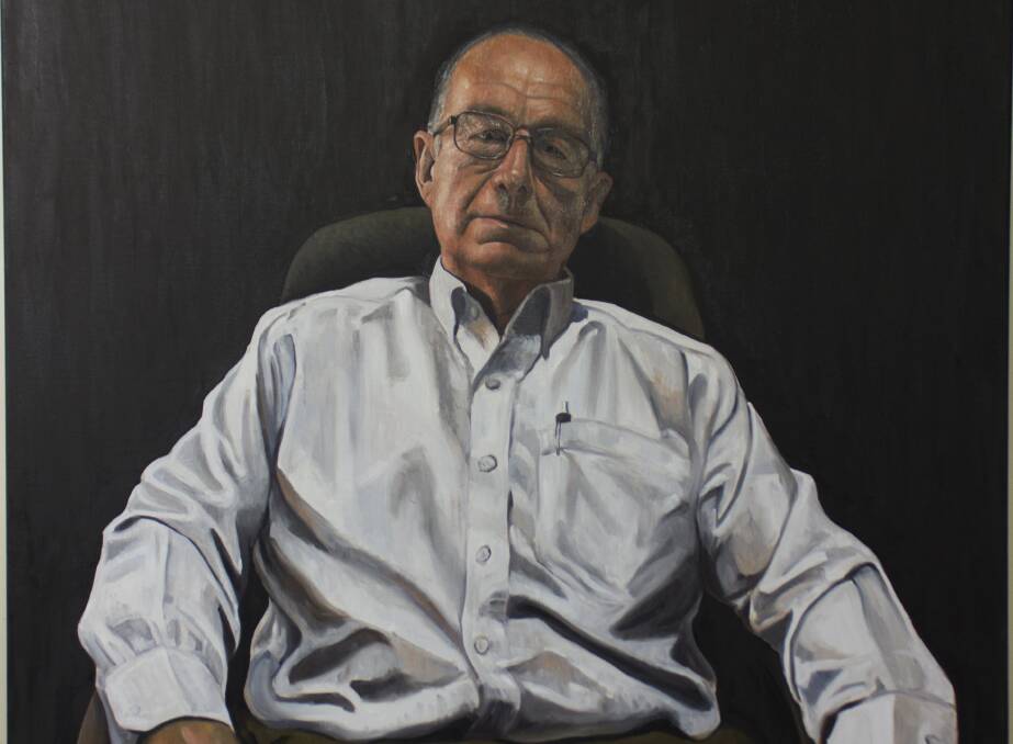 Ross Roorda's painting of Roger Rogerson.