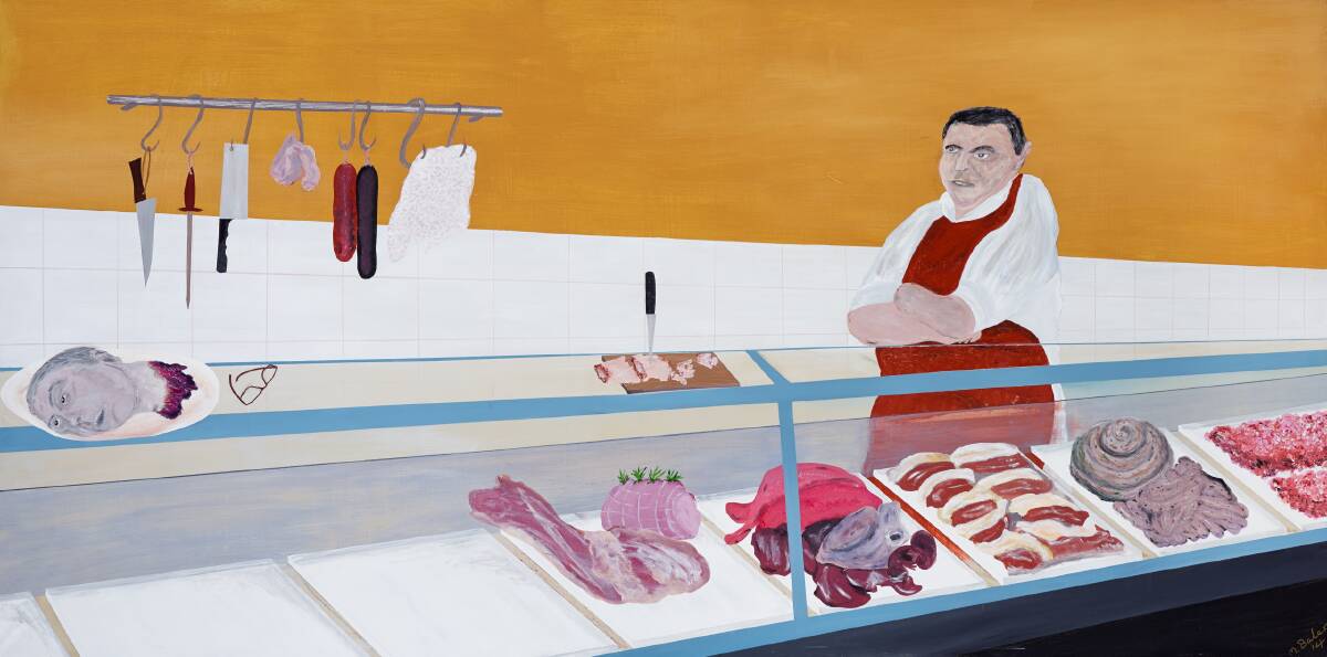 Mick Bales' painting selected as a 2014 Archibald Prize finalist.