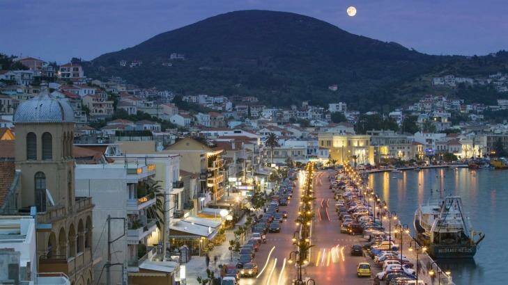 Themistokleous Sofuli Street, Samos town, Samos Island, Greece. Photo: Walter Bibikow