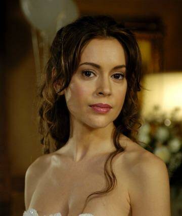 Not happy: Alyssa Milano has questioned Heathrow Airport's policy on carrying expressed breast milk.