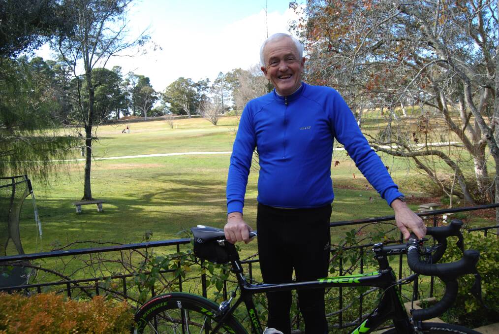 In 2013 Bob Montgomery rode from the Mountains to Far North Queensland, a distance of 2,900 km for MND. This year he'll start in Perth and cycle home to Leura.