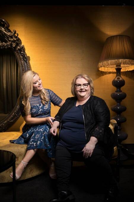 The Age, Green Guide. Magda Szubanski and Lucy Durack as mother and daughter.Pic Simon Schluter 20 September 2017.