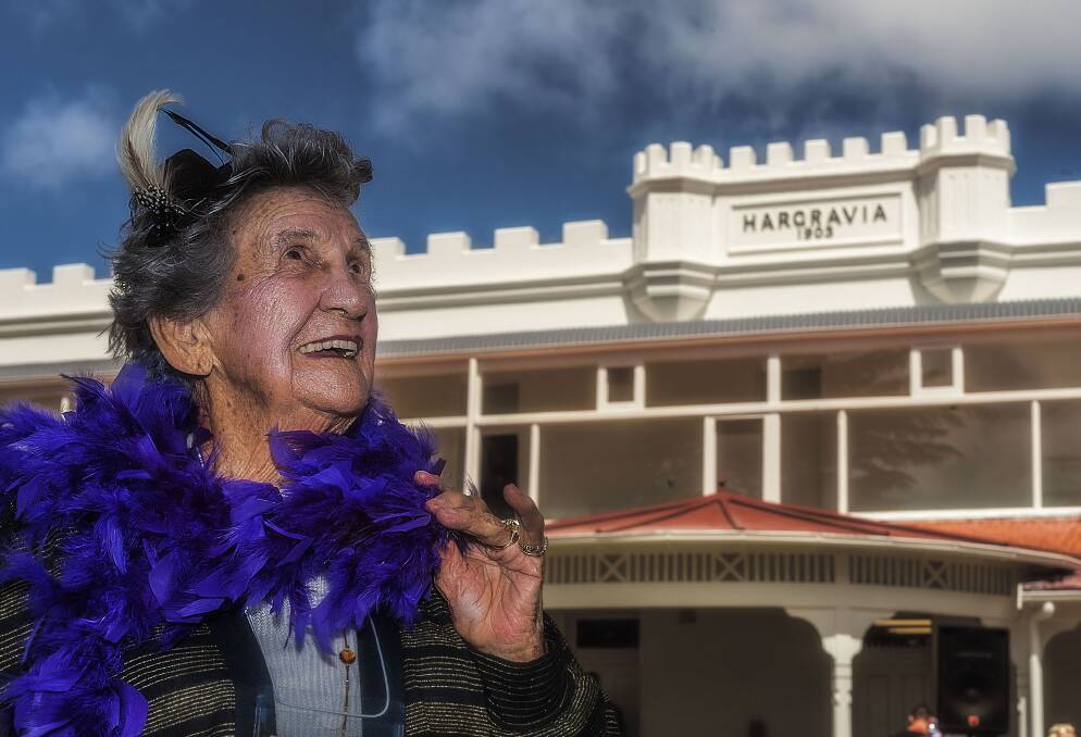 Mavis Gibbs was born in 1925 and attended as a spectator to watch her daughter dance the Charleston at the Hydro Majestic Hotel.