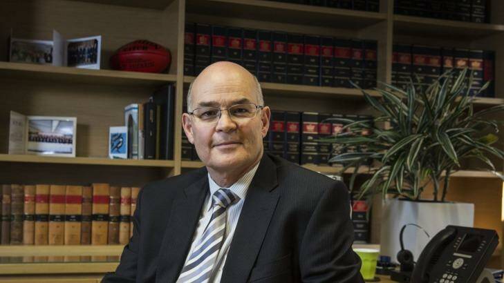 Gary Ulman, president of the Law Society of NSW, says the new Compulsory Third Party scheme would reduce benefits for up to 95 per cent of injured motorists in NSW.  Photo: Jessica Hromas
