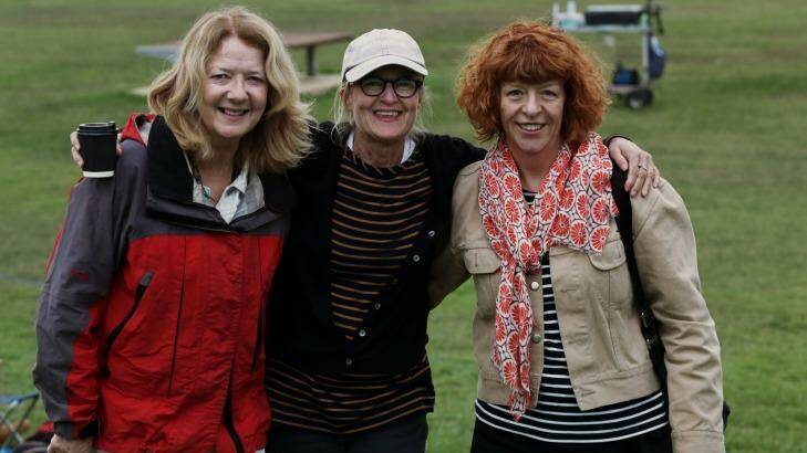 Director Gillian Armstrong with writer Katherine Thomson and line-producer Catherine Flannery. Photo: Prudence Upton