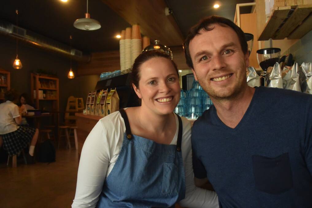 Making food as simple and fresh as possible: Sarah and Dayne Taylor at The Juicery.