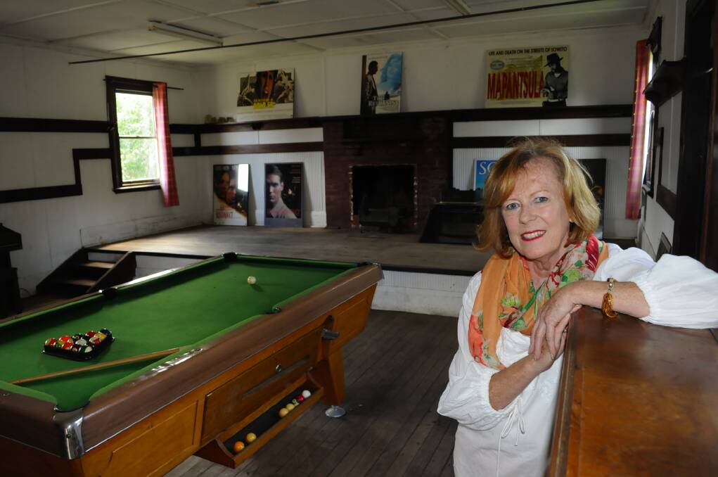 Returning to the Mountains: Mary Moody in the community dance hall at Glen Ray Park, Yetholme. Photo: Chris Seabrook.