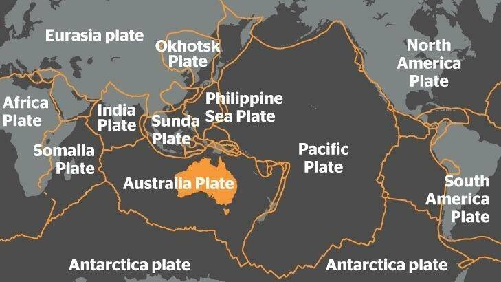 Shifting: the earth's plates are slowly shifting and creating a new supercontinent. Photo: Supplied