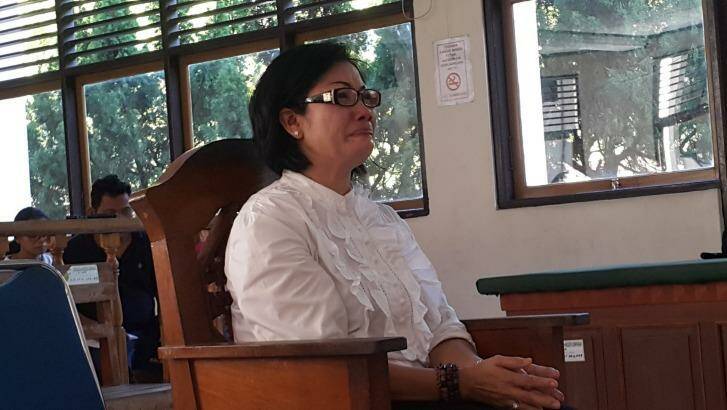 Noor Ellis in the Denpasar District Court in May. Photo: Amilia Rosa