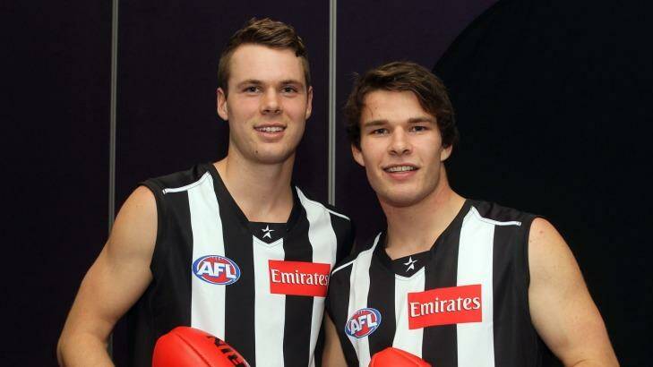 Matthew Scharenberg (left) suffered another injury in the VFL. Photo: John French