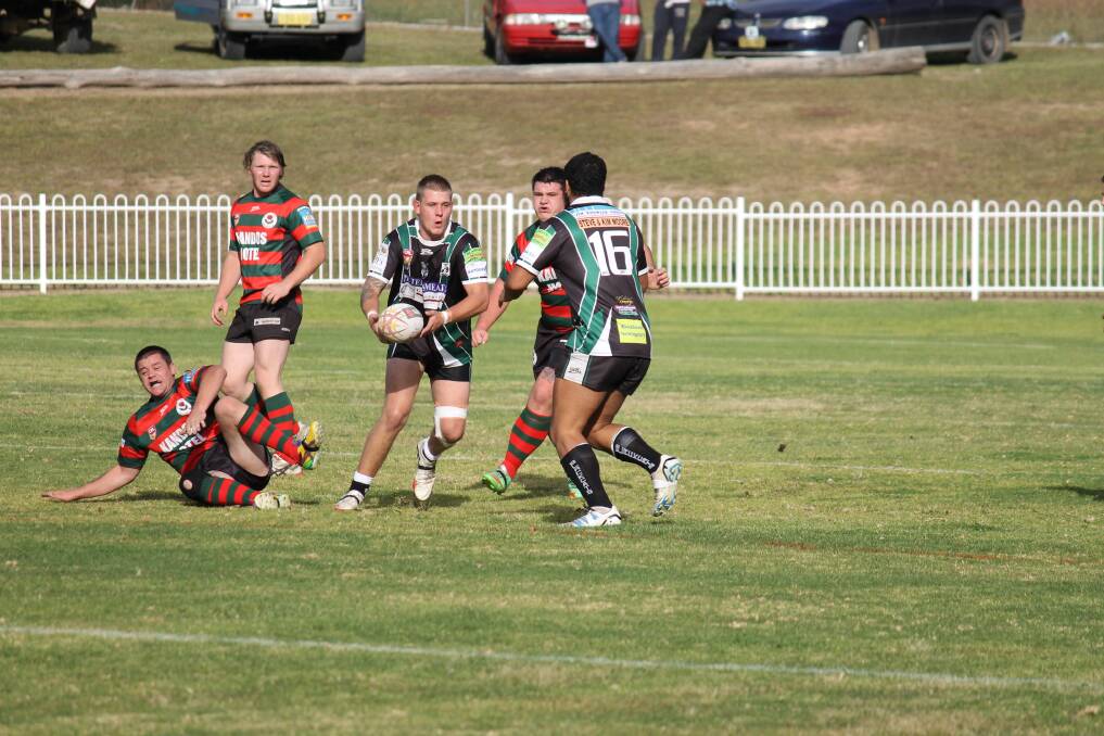 Ryan Jervis in action for the Blackcats this season.