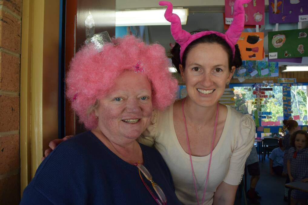 Teacher Helen Smith organised the day, pictured with fellow teacher Naomi Doherty.