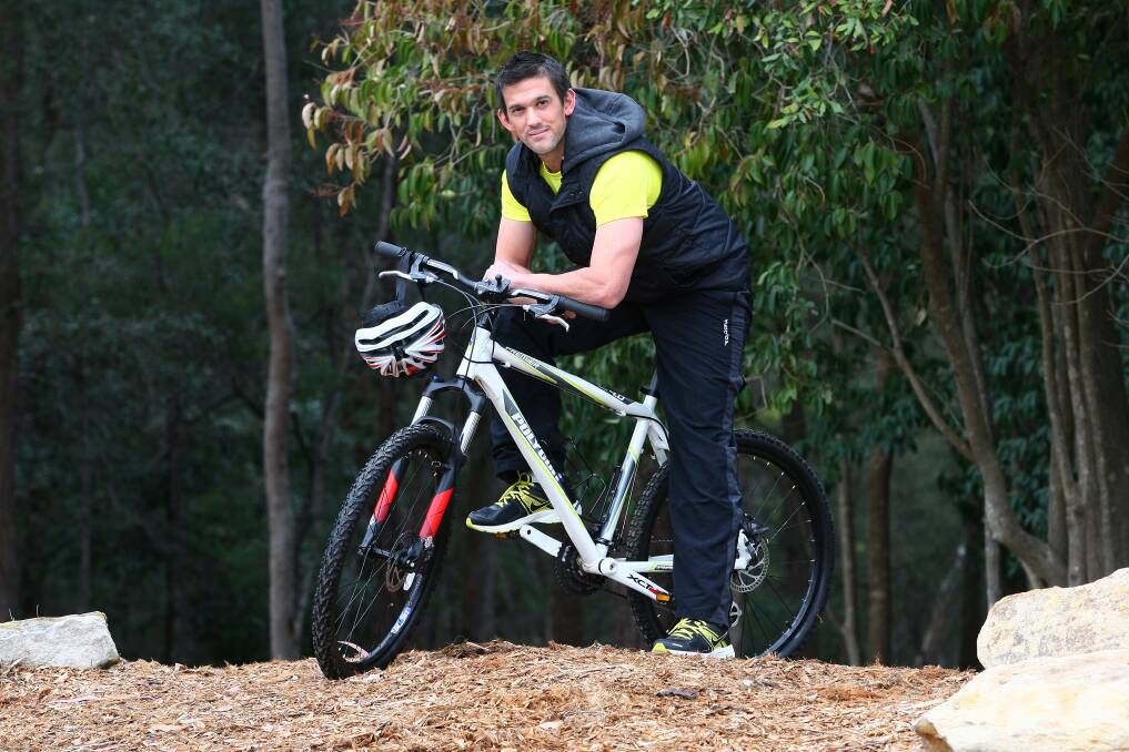 Ryan Elston will ride 200 kilometres for charity next month. Photo: Gary Warrick.