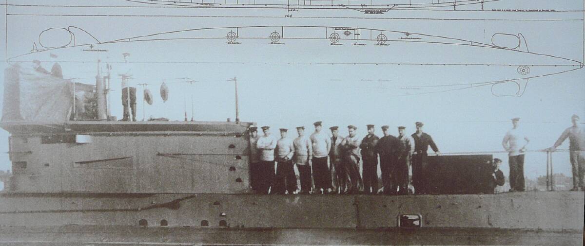 Courage and devotion to duty, crew members of the luckless HMAS AE1.