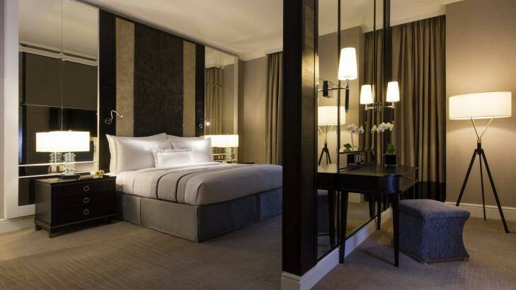 A room at the Ritz-Carlton Kuala Lumpur.