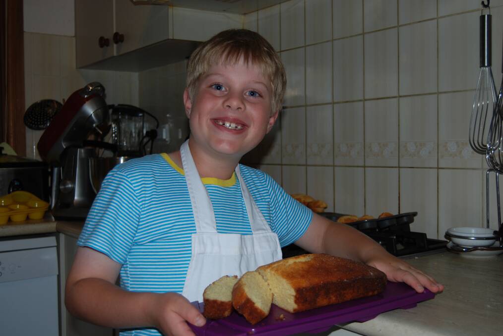  Elliot Spolc has won the local and regional finals of the The Land CWA cookery competition with his crunchy top lemon loaf and will compete in the state final in May.