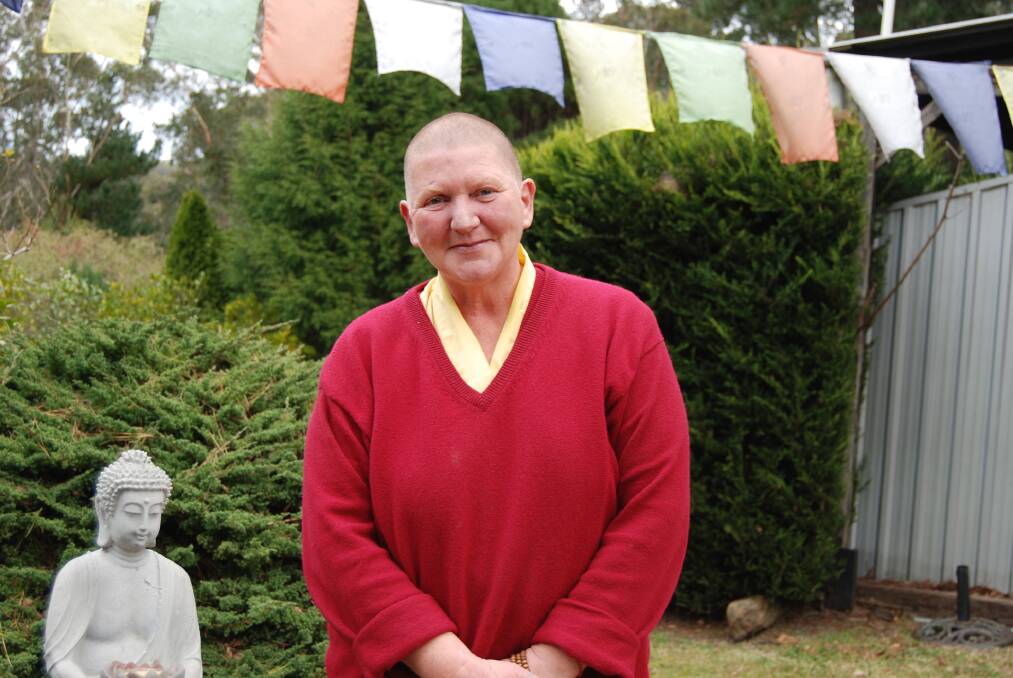 Turned her life around: Venerable Tencho at the Kunsang Yeshe Retreat Centre in Medlow Bath.