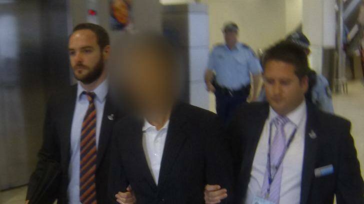  Zhen Fang was arrested at the airport in 2013. Photo: NSW Police