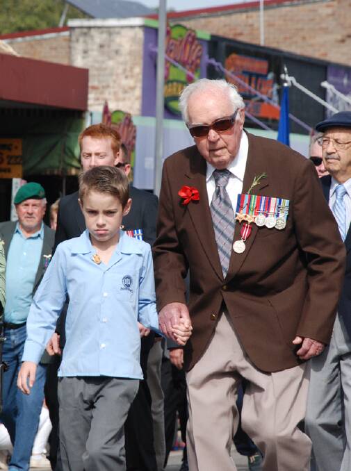Young and old joined forces in Springwood's march.