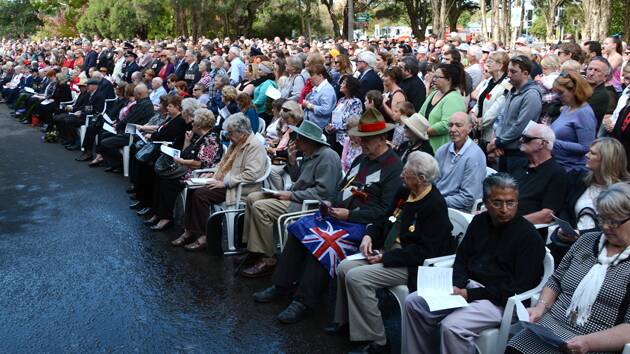 People turned out in force at the Anzac Day service hosted by Blaxland-Glenbrook RSL Sub-Branch.