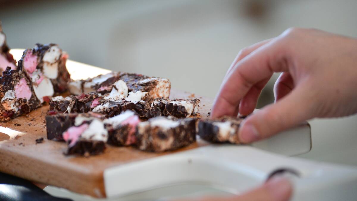 A rocky road tasting at Whisk and Pin. Picture: Brigitte Grant Photography