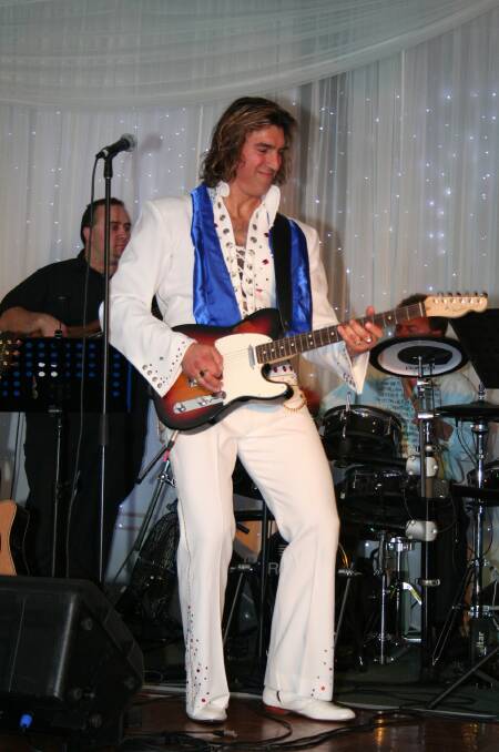 Vince Gelonese has performed as Elvis in Las Vegas and at Graceland as well as at the Parkes festival.