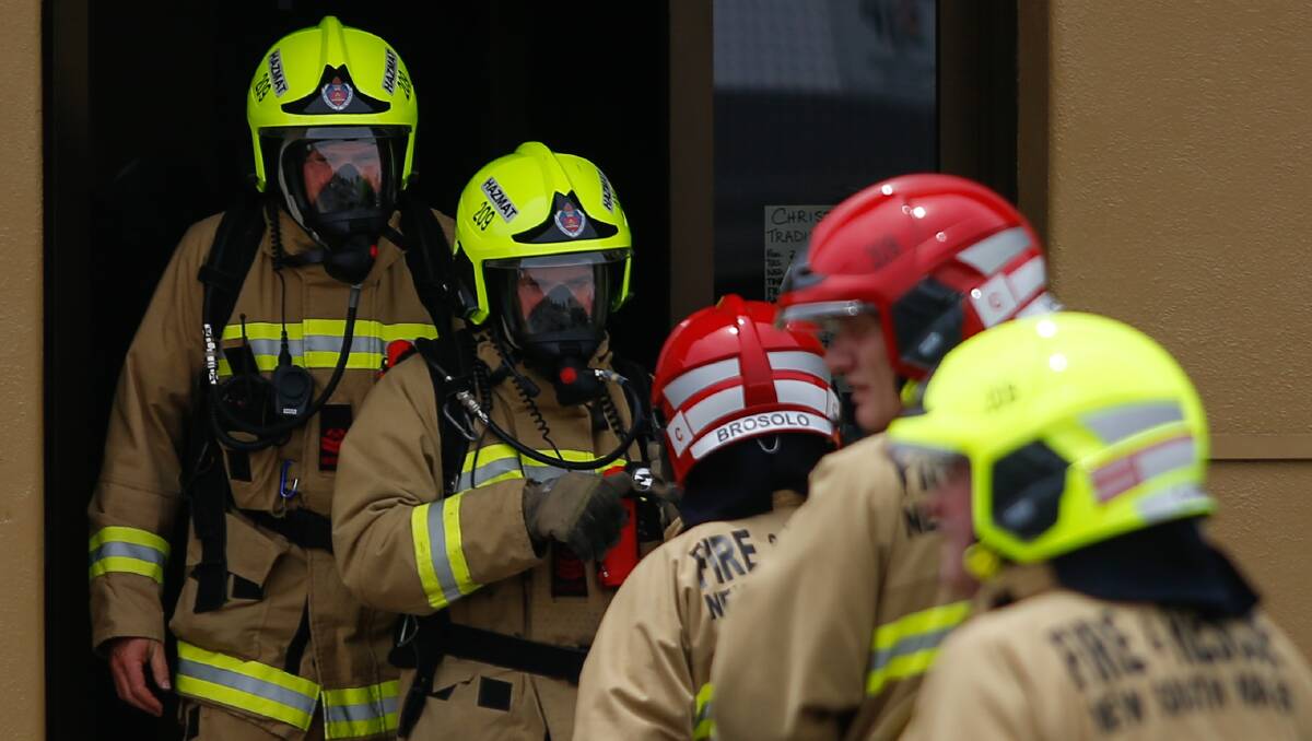 Flat fire: Firefighters were able to contain the blaze caused by teenager James McAllister-Barnard to a bedroom.