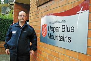 "Things are getting more desperate here": Lieutenant Jon Belmonte from The Salvation Army has noticed a rise in the number of Blue Mountains residents living rough or becoming homeless.