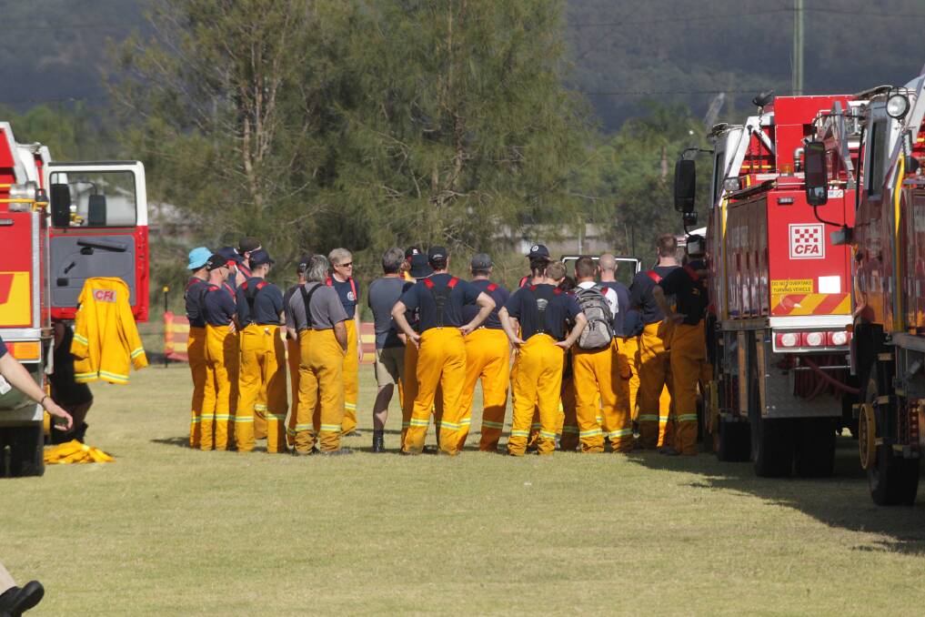 Rural Fire Service base at Penrith Panthers. Photo: Geoff Jones