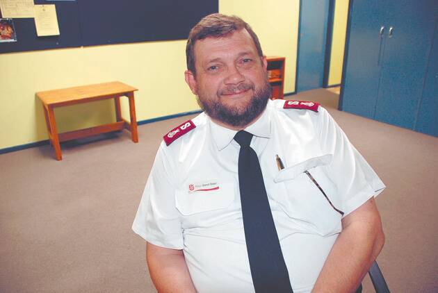Major Darrell Slater, NSW Bushfire Recovery Co-ordinator for the Salvation Army is looking after victims of the fires and helping with their long-term support. 