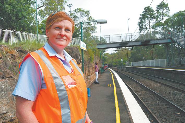 Lapstone Railway Station customer service attendant Michaella Tanner is looking forward to celebrating the station's 50th anniversary with local residents and rail commuters from 6.30am on Monday, February 24.