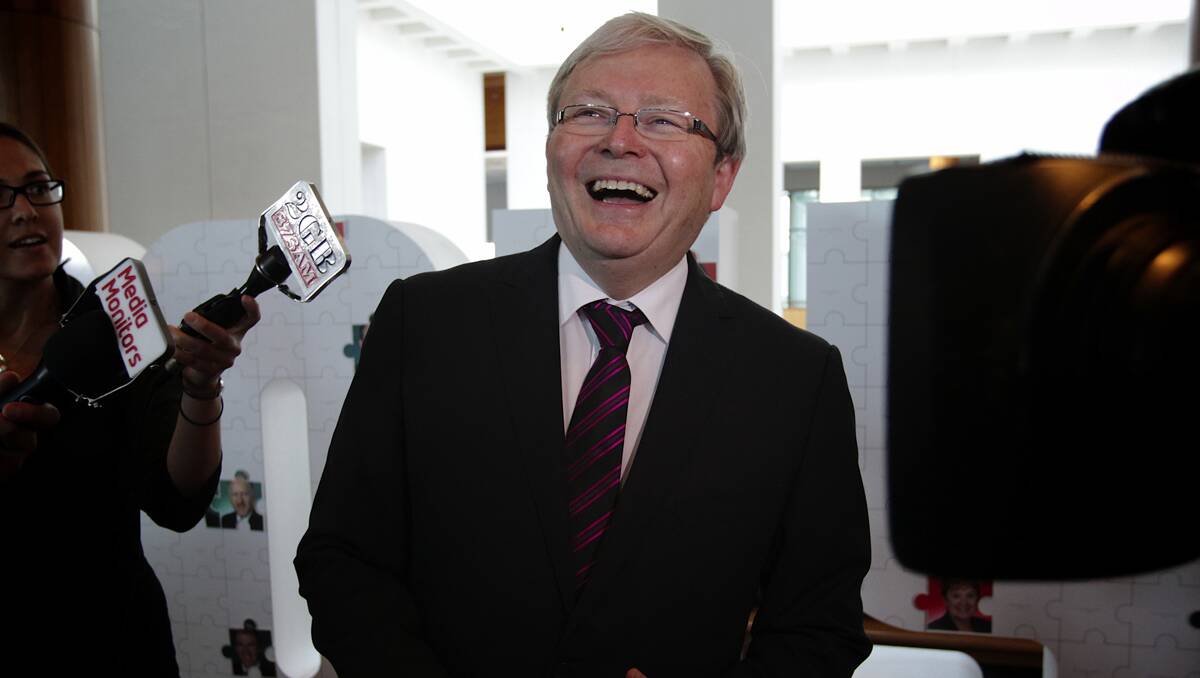 Former Prime Minister Kevin Rudd will plant an oak tree in Faulconbridge next Monday.