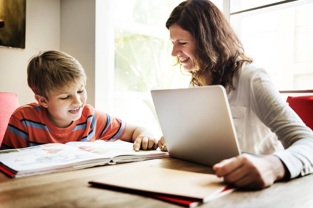 Continuing the conversation: Habits picked up during learning from home can be part of helping students with homework. Photo: Shutterstock