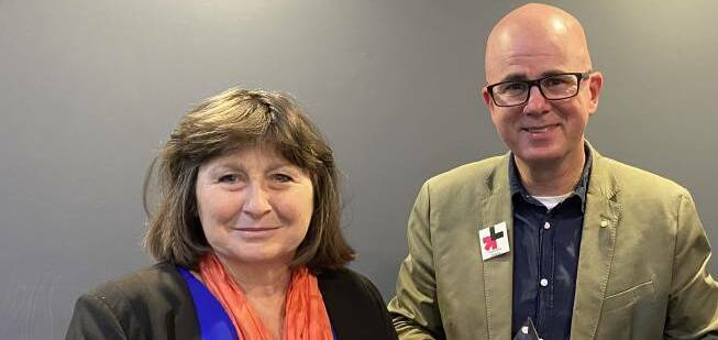 Years of experience: Suzie van Opdorp, seen here with mayor Mark Greenhill, will chair a new Mayoral Reference Group for Family and Domestic Violence. 