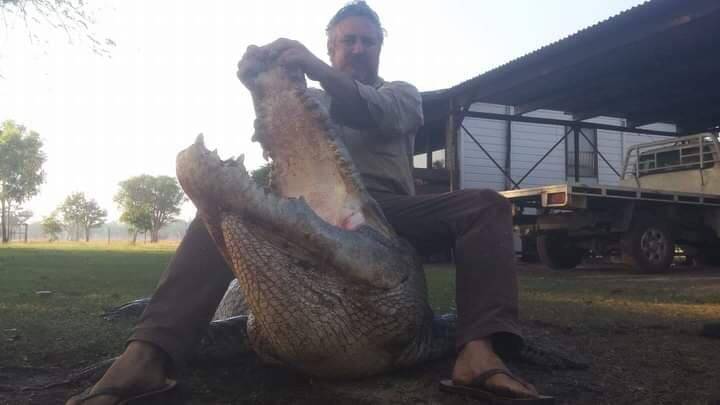 Croc catcher Roger Matthews believes the orbs were visitors from "the spirit world". Picture supplied. 